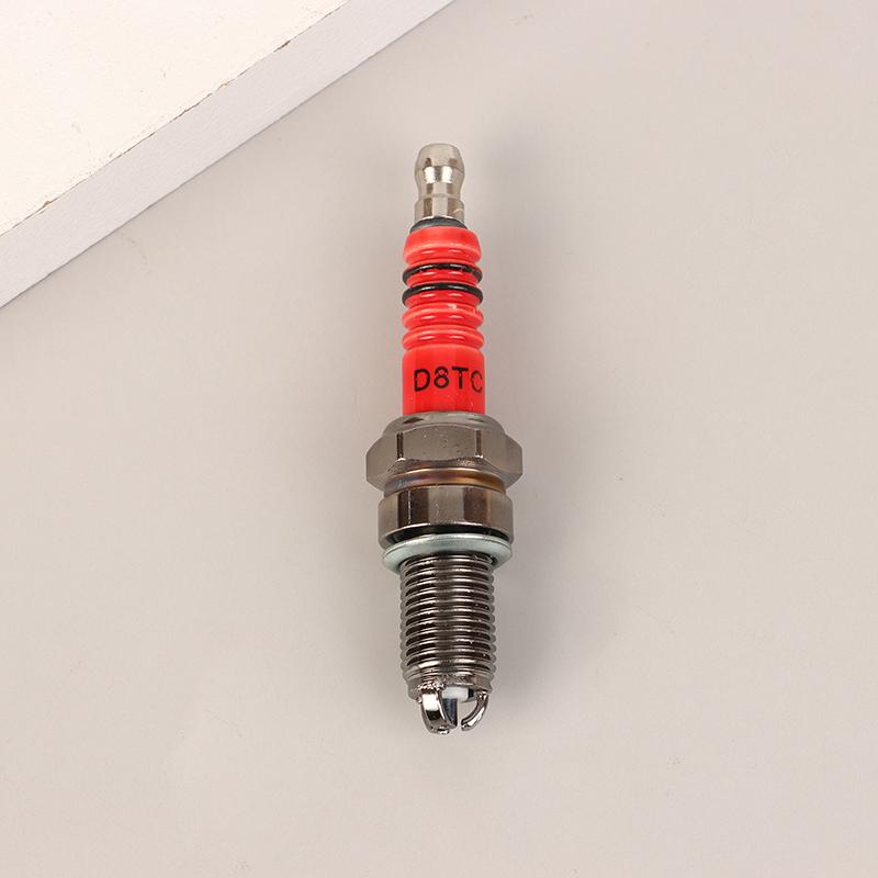 Racing 3 Electrode Spark Plug A7Tc D8Tc Fits For Gy6 50Cc 110Cc 125Cc 150Cc Scooter Dirt Bike Go Kart Motorcycle Accessories