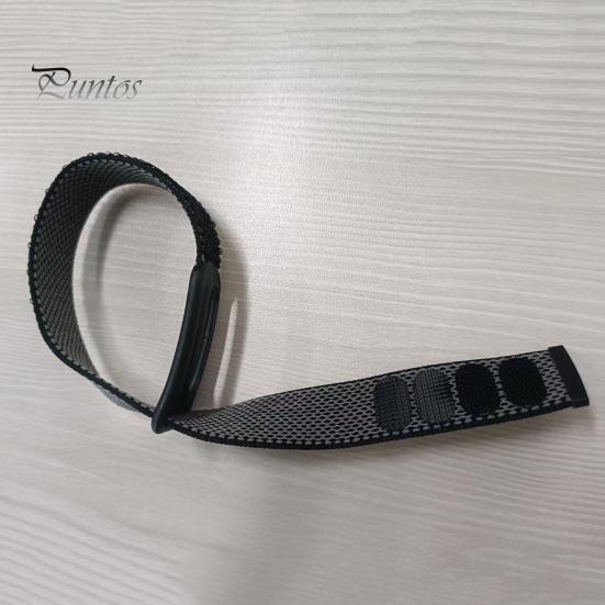 Bracelet de Montre Connecteur Universel pour Google Fitbit Air, Bracelet de Remplacement Sport Respirant à Clipser Sécurisé, Bracelet Tissé Réglable Anti-transpiration