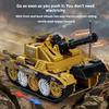 Inertial Catapult Gear Tank Toy Car, Can Fire Shells, Small Tank, Multiple Ways To Play Childrens Educational Toys ModelXT220