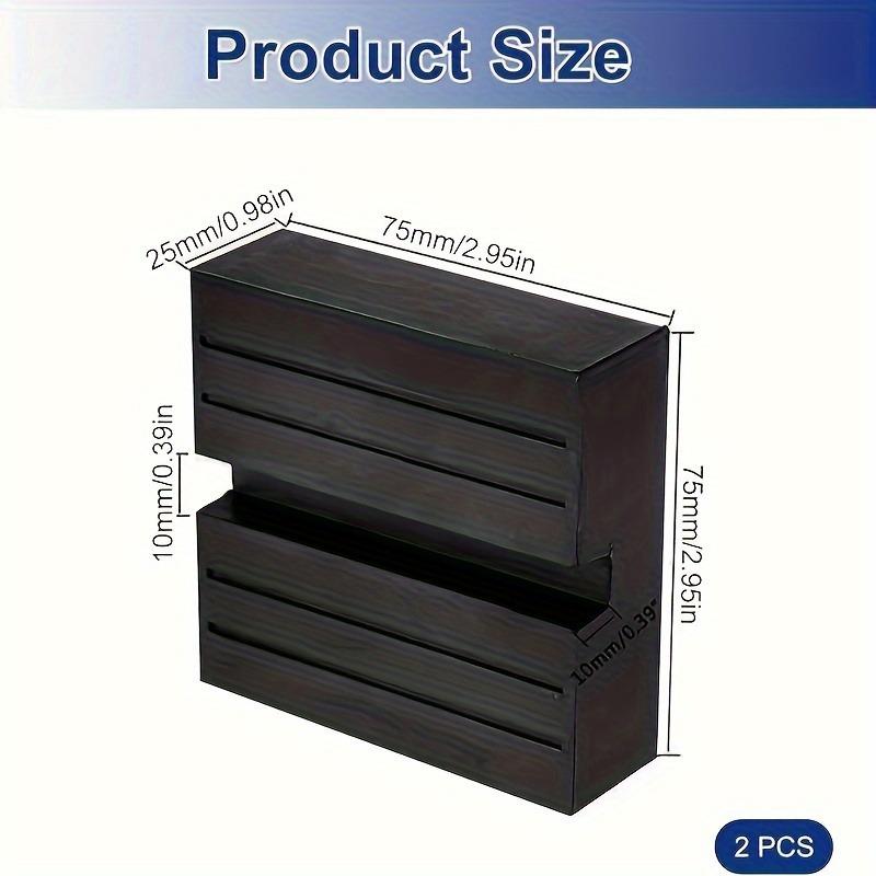 2pcs Car Jack Rubber Pads - 75mm Heavy-Duty Damping Blocks for Stable Lifting, WummiPad Compatible, Automotive Accessory Adapter