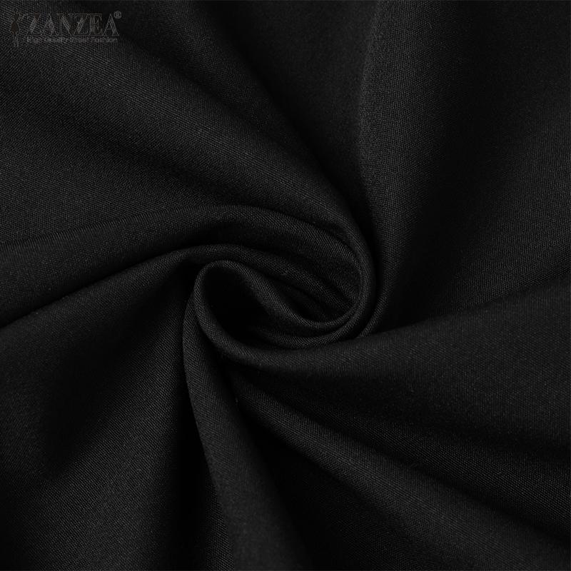 ZANZEA Women Vintage Lapel Long Sleeve Solid Color Loose Jackets