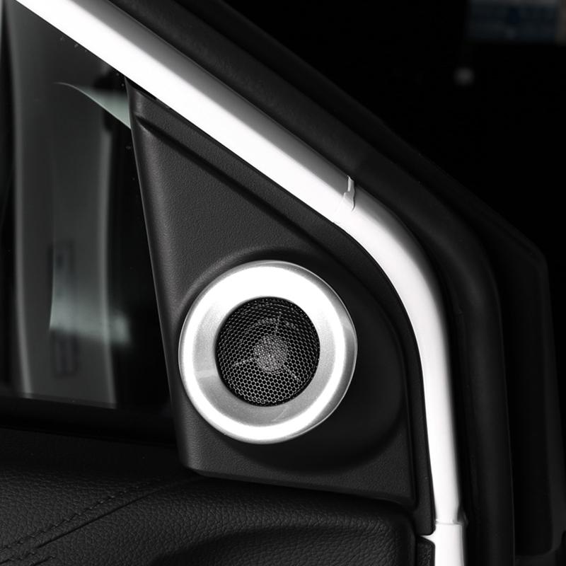 Carbon Faser Stil Auto Vorne Hinten Tür Säule Stereo Lautsprecher Rahmen Abdeckung Trim Für Honda CR-V CRV 2017 2018 2022