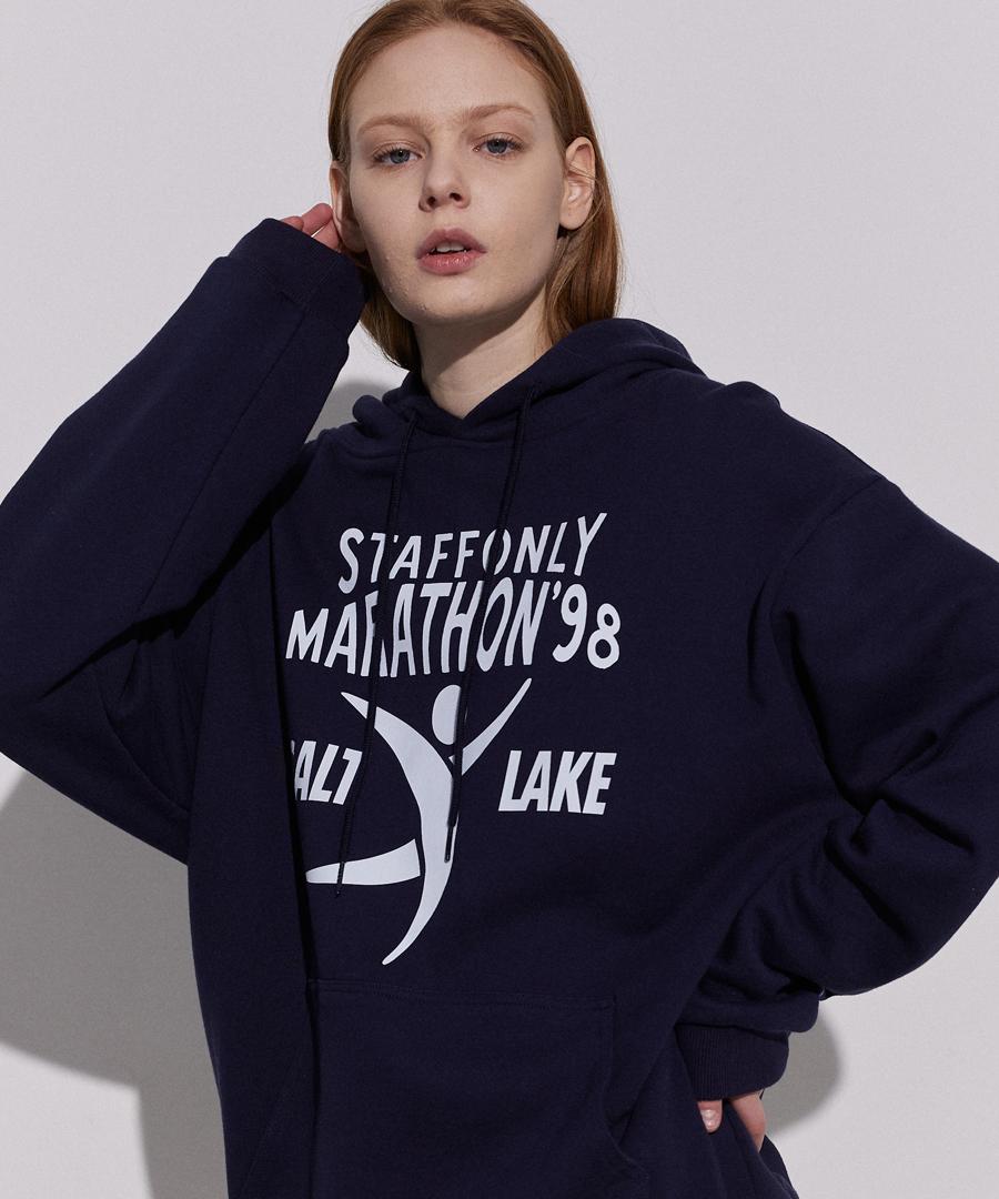 Step Only Finish Line Front Hoodie (Navy) Navy/1 (Medium)