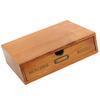 Vintage Wooden Box Drawer Organizer Desktop Storage Organizer Wooden Tabletop Storage Box