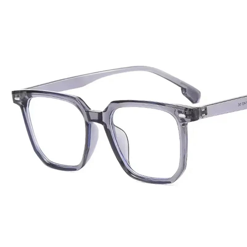 Marken Mode Retro Quadratisches Brillen Gestell Männlich Klare Gläser Vintage Brille Damen Herren Unisex Outdoor Transparente Gläser Gafas