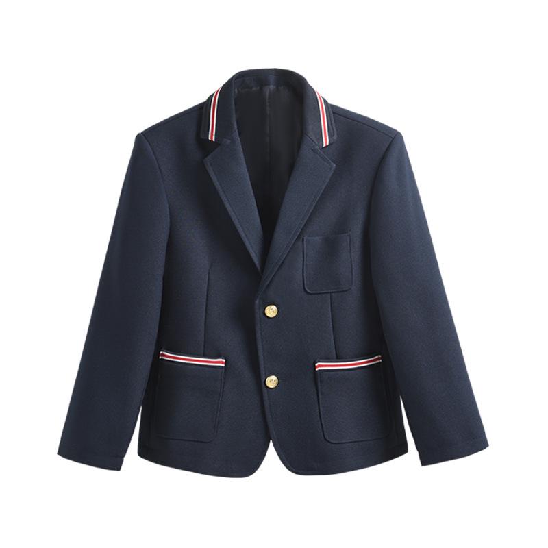 Veste de costume style académie bleu marine pour enfants
