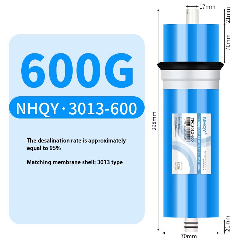 600G RO Membrane Replacement Filter for Reverse Osmosis Water Purifier System/Universal Fit 3012/3013 Shell