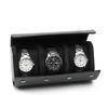 Black Gery Blue Green Leather Watch Storage Box 3 Watche Roll Travel Bag 2 slots Black Brown Portable Vintage Watch Display Case