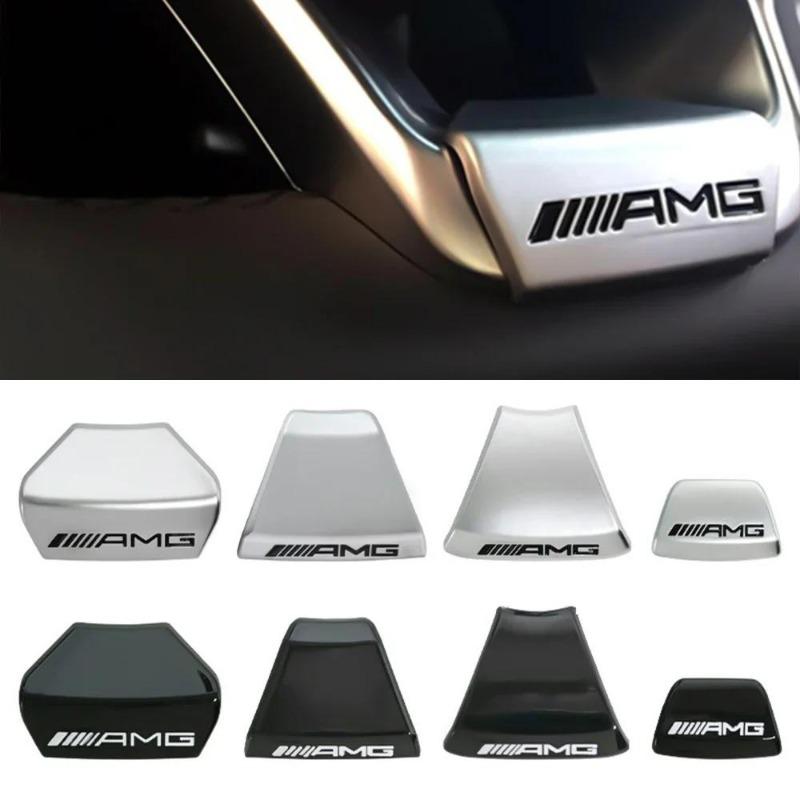 ABS Logo AMG Emblem Car Steering Wheel Sticker For Mercedes Benz AMG W203 W204 W205 W176 W211 W212 W213 GLA GLC Auto Accessories