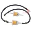 1/4" ID 691035 Fuel Filter 395051R Fuel Line Hose 791850 Clamps for ATV Motorcycle Lawn Mower B&S John Deere Craftsman Engines