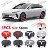 ALL1 56mm 4 Piece Wheel Tire Center Cap Logo for Tesla Original Hub Caps Model3 Model Y Model S X High Quality Auto Accessories