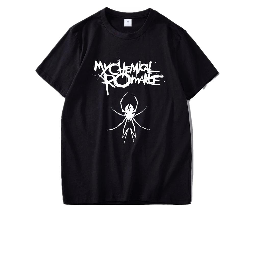 My Chemical Romance T Shirt women Fashion T-shirts Cool Hip Hop men Tshirt casiual Summer Vintage Anime Unisex Oversized Top Tee