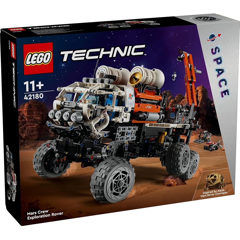 LEGO Technic Mars Exploration Rover Toy Building Set for Kids Ages 11-13, Space Theme, Educational Gift