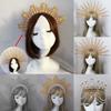 Cosplay Engel Aureole Form Haarreif Damen Make-up Stirnband für Festival Party Kinder Auftritte Haaraccessoires