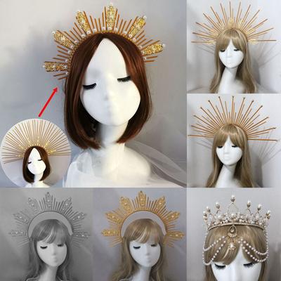 Cosplay Engel Aureool Vorm Haarband Vrouwen Make-up Hoofdband voor Festival Feest Kinderen Optredens Haaraccessoires