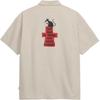 Vans Logo Button Drop Shoulder Short Sleeve Shirt Unisex shirts VN000VNCEN9