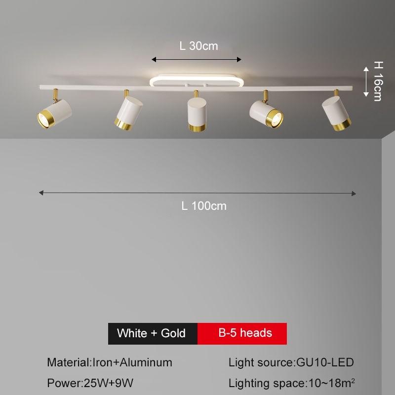 Background Lamp Simple Shop Restaurant Lighting LED Spotlight Modern Ceiling Spot Light Home Living Room Decoration LED