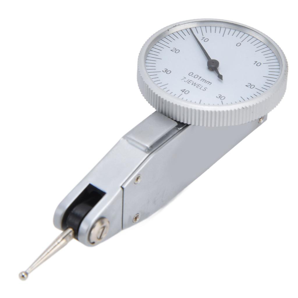Dial Indicator High Accuracy Steel Leverage Measuring Tool with Dovetail Clips 0?0.8mm