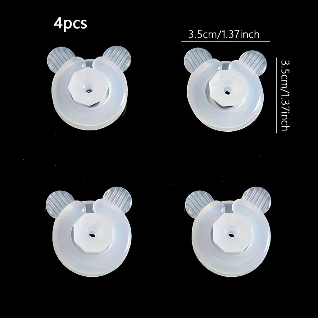 4pcs-Household Quilt Cover Anti Slip Transparent Fixer Safety Needleless Invisible Bed Sheet Fixer