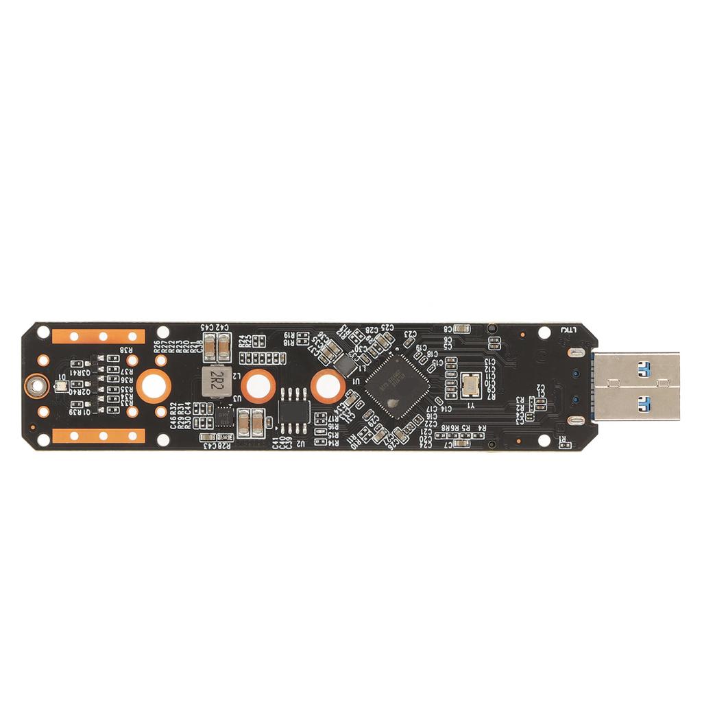 NVMe to USB, Portable SSD 10 Gbps 3.2 Adapter Plug and Play Gen 2 Bridge Chip M.2 NVME Black