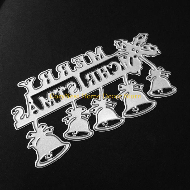 92MF Christmas Cutting Dies Stencil DIY Scrapbooking Embossing Paper Card Decor
