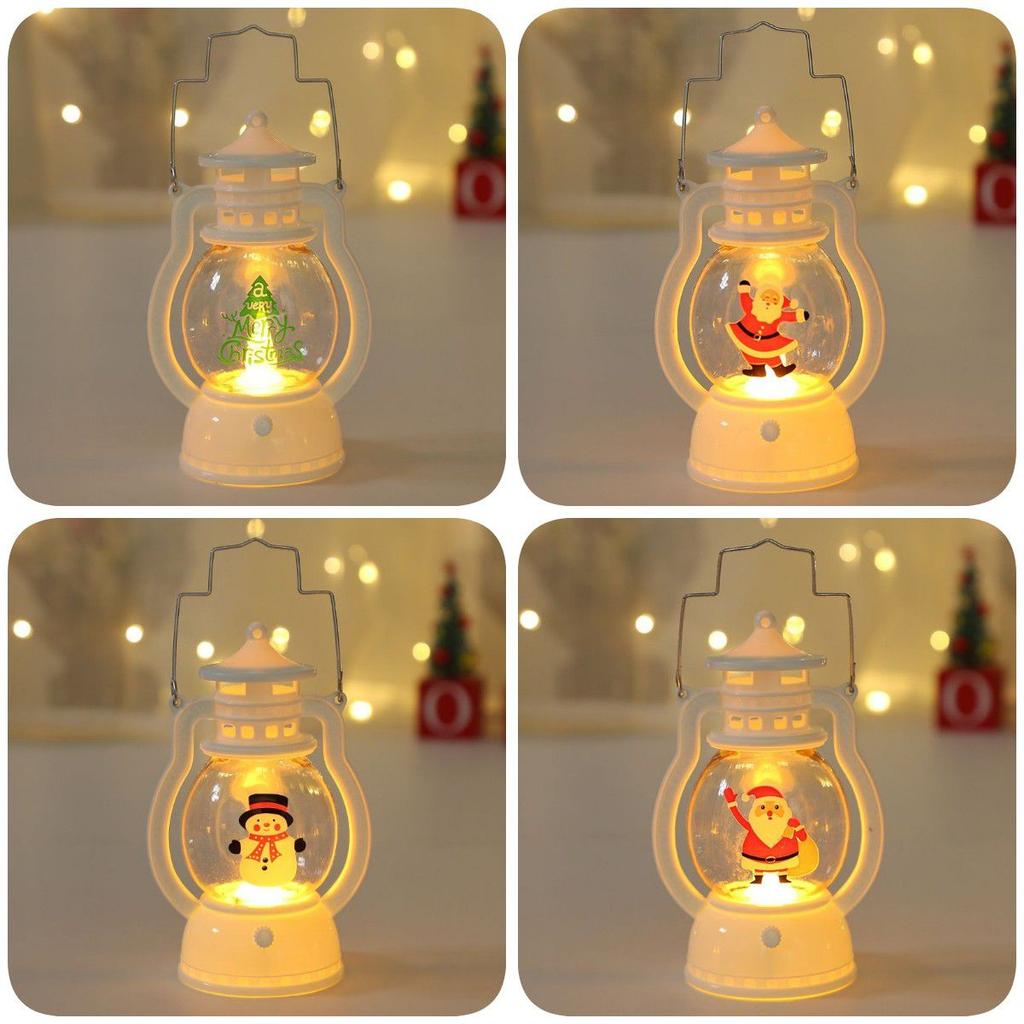 Christmas Decorative Led Small Home Party Retro Oil Lantern Small Lamp Oil