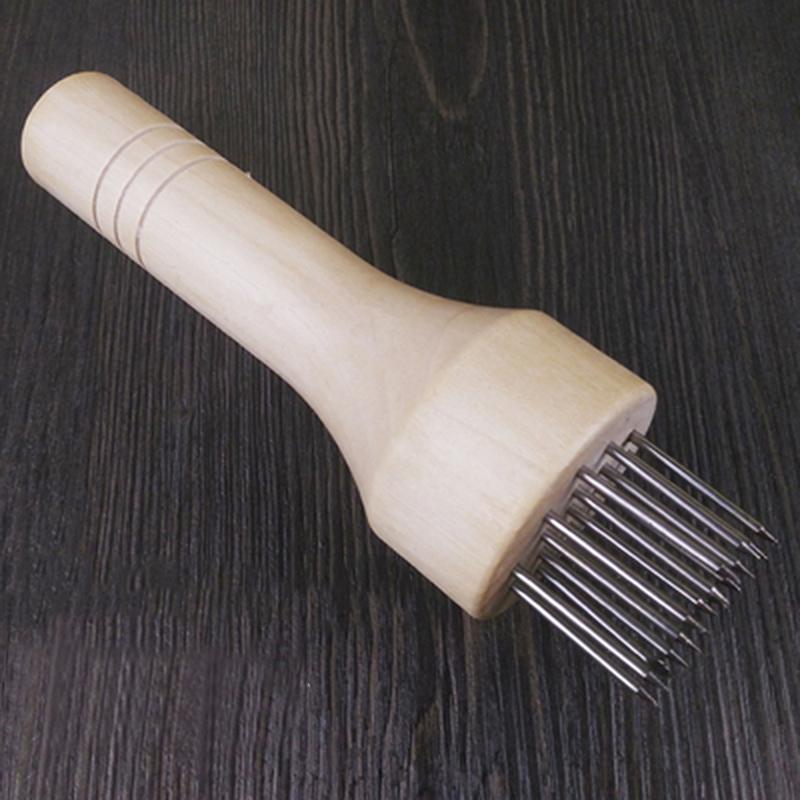 Edelstahl Steak Fast Lose Zartmacher Stichspitze Spitze Schweinebauch Haut Knuspriges Loch Hammer Handwerkzeug Küchenzubehör