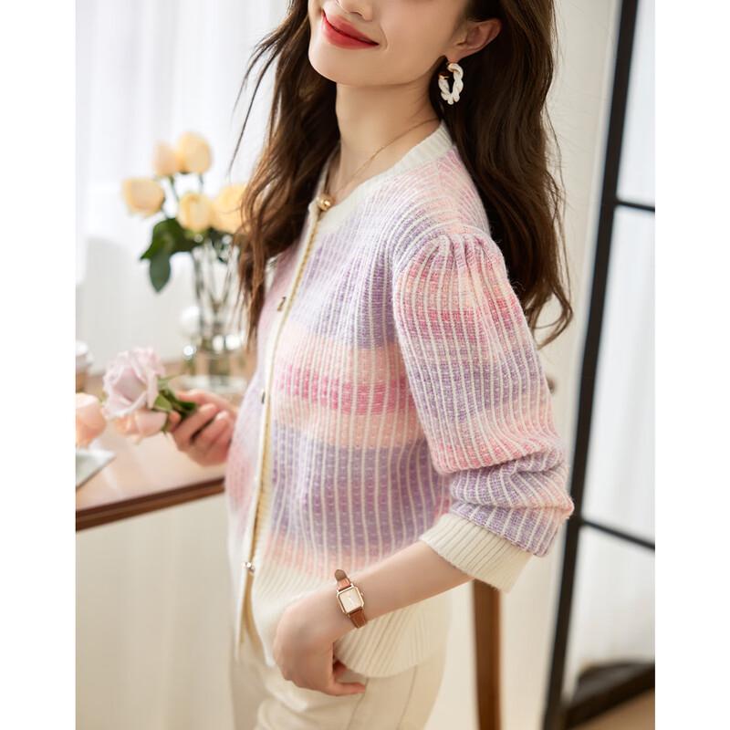 

Firstview Women s Knitted Long-Sleeve Cardigan One Size