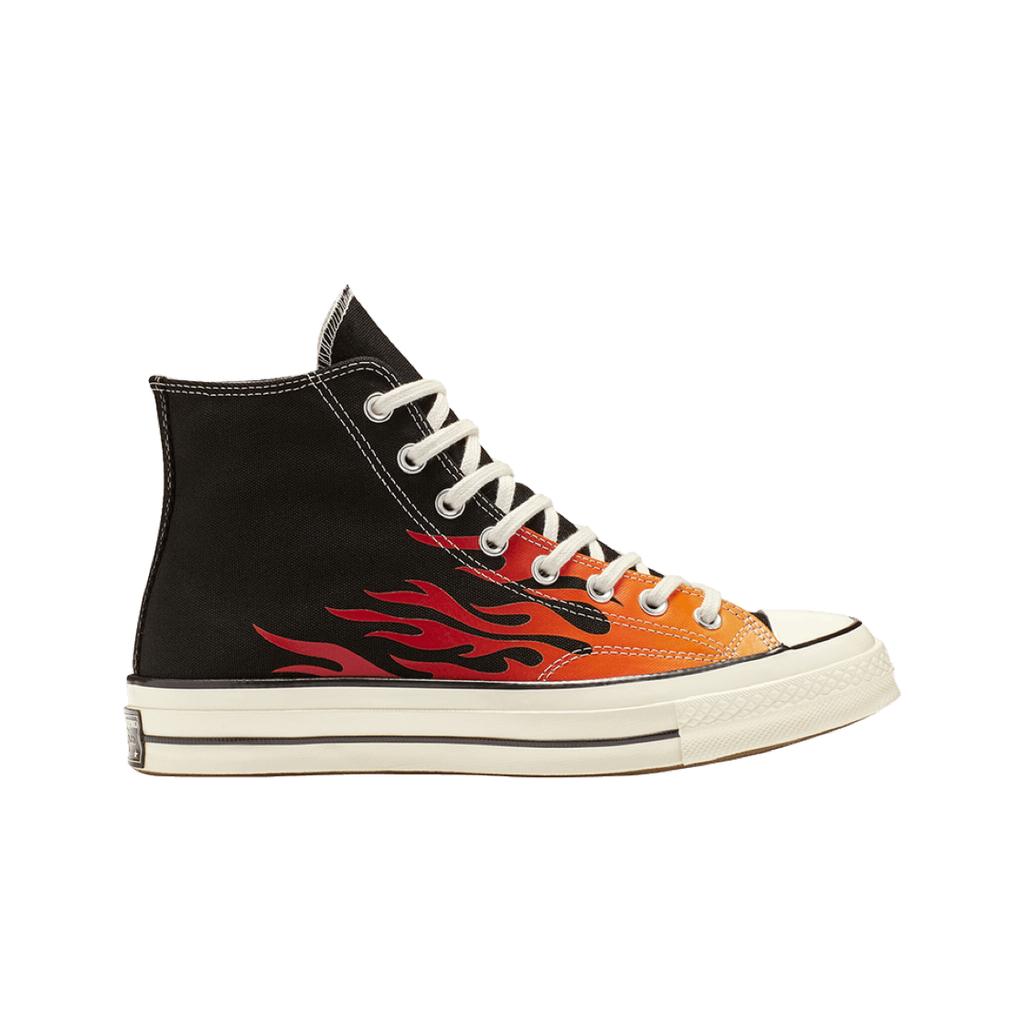 Converse Chuck 70 Hi Archive Print Flames Black