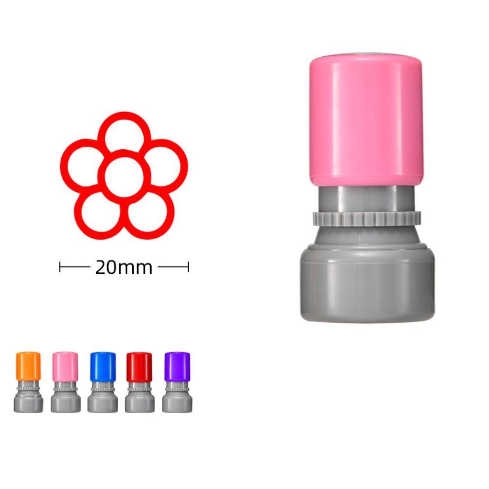 DIY Drawing Toy Star Grading Stamp Self Inking Teacher Review Stamp Rewards Flower Stamp  School