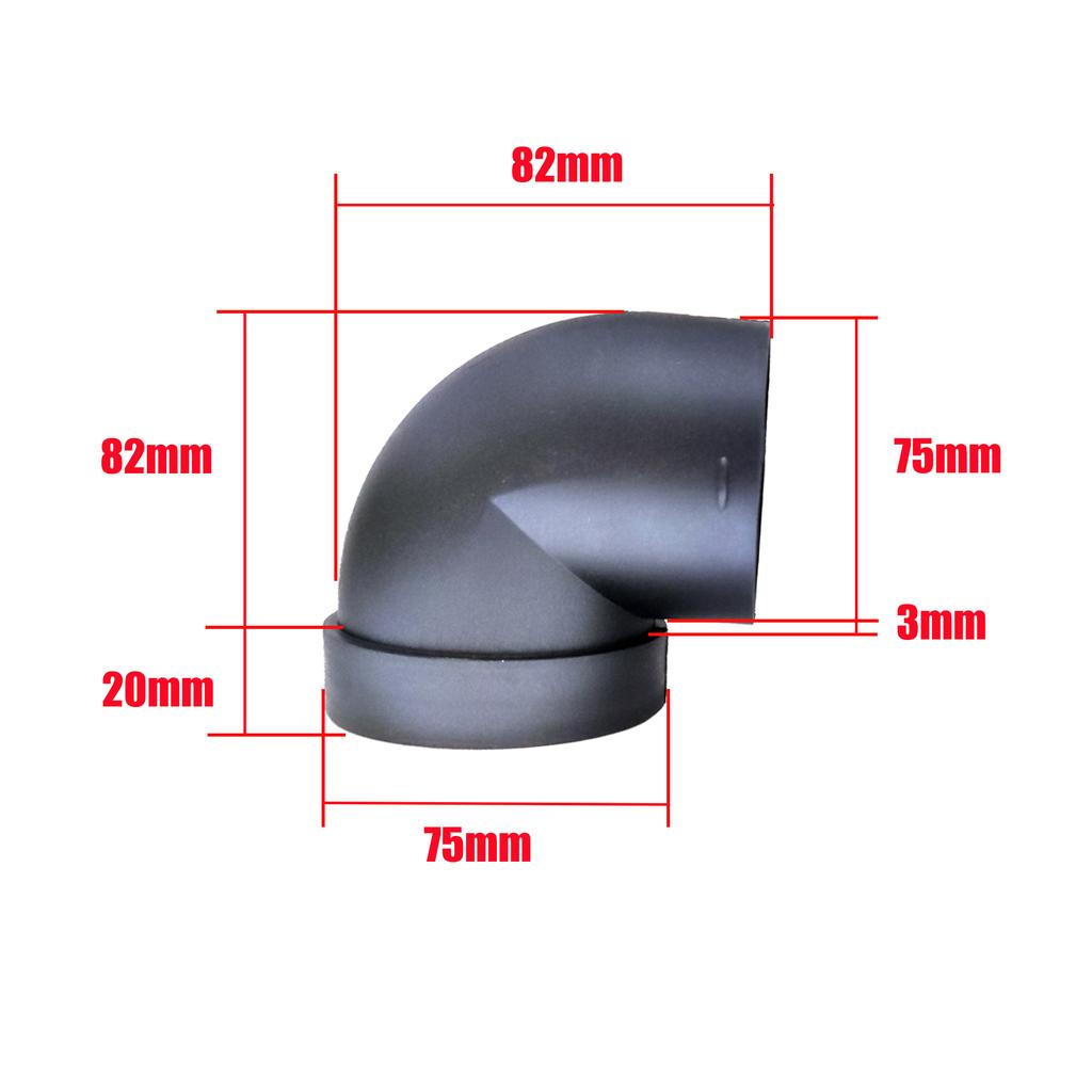 42mm/60mm/75mm Car Heater Air Vent Ducting Connector Closable Open Regulatin Y / T / L Branch For Webasto Diesel Parking Heater