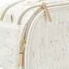 Nitori Double Zipper Cosmetic TW 2117100010841 Bag, White, NG09,