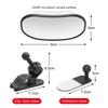 Car Rearview Mirror Wide View Safety Mirror For Infant Car Seats Clear Reflection 360°  Adjustable with Clip and Adhesive Board
