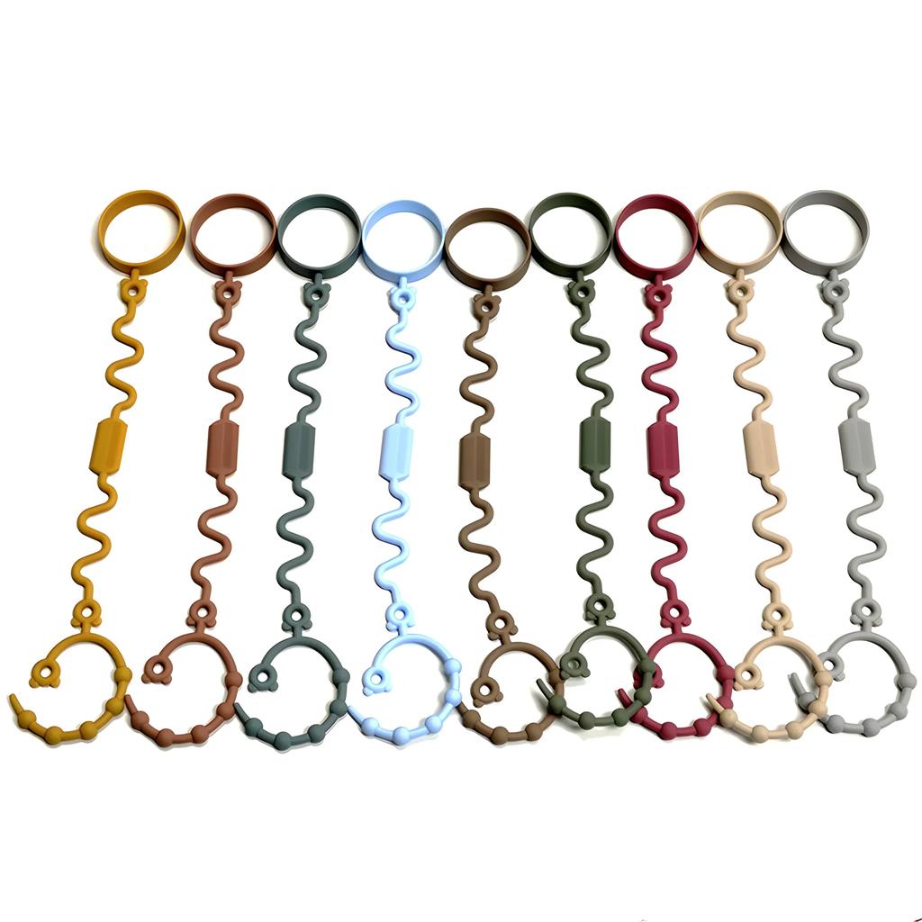 Baby special anti-loss chain food-grade children pacifier anti-drop chain teether toys water cup strap anti-loss rope