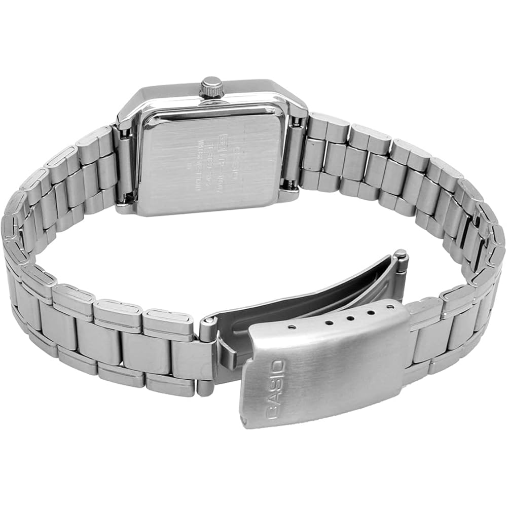 Casio Standard Analogue Ladies Watch LTP-V007D-1E Silver Stainless Steel Water Resistant