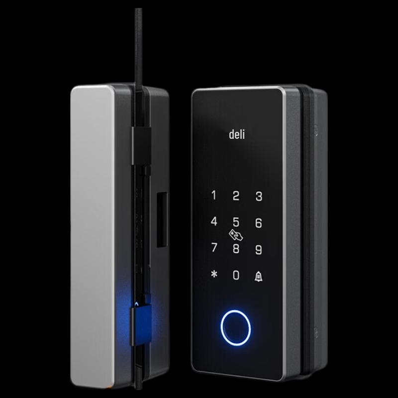 Deli AL102 Smart Fingerprint Glass Door Lock CN plug (adapter included)