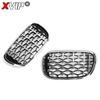 XVIP Front Racing Grilles For BMW For BMW 7 Series G11 G12 2015-2019 740i 750i Chrome Diamonds Style Double Slat Upper Grills