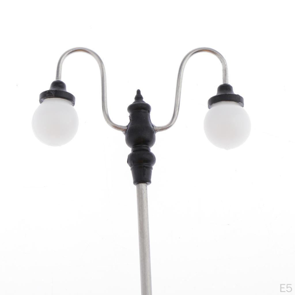 Scale Model Railway Train Lamp Lights - Pack of 5 Garden Landscape Accessories