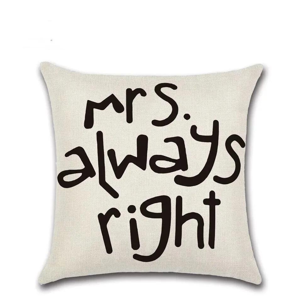Couple Print Decorative Pillowcases Living Room Office Home Pillowcases Car Ornaments