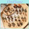 Style Plant Forest Natural Vintage Ear Accessories Handmade Creativity Small And Unique Oak Fruit Earrings Long Tassel Earrings