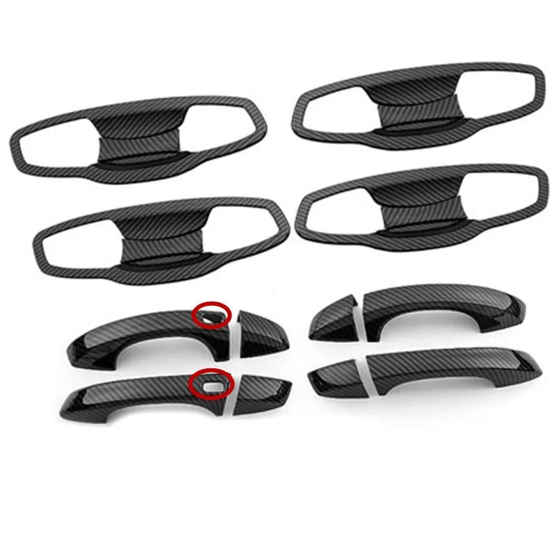 For Volkswagen VW GOLF 7 MK7 2013- Chrome Door Handle Bowl Trim Car Side Door Handle Cover Trim Sticker Styling Accessories