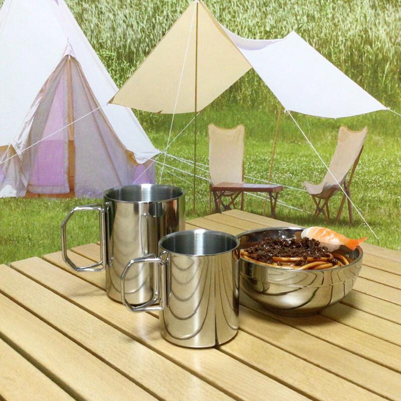 Gongziyu Stainless Steel Folding Outdoor Mug
