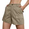 Bermuda Shorts For Women Cargo Shorts Elastic Waist Long Shorts For Summer Casual