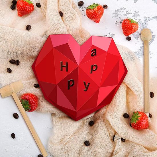 

5Pcs/Set Silicone Mold Set Eco-friendly DIY Heart Shape Chocolate Cake Baking Mould for Home