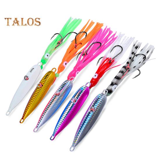 15CM/5.91G Svítící chobotnicová jigová háček Pomalé třepání Svítící ve tmě Chobotnicová sukně Nástraha se zátěží Hlubokomořský trollingová rybářská nástraha Sladkovodní