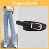 Pu Womens Spring Leather Skinny Belt Metal Pin Buckle Outdoor Leisure Belt Waist