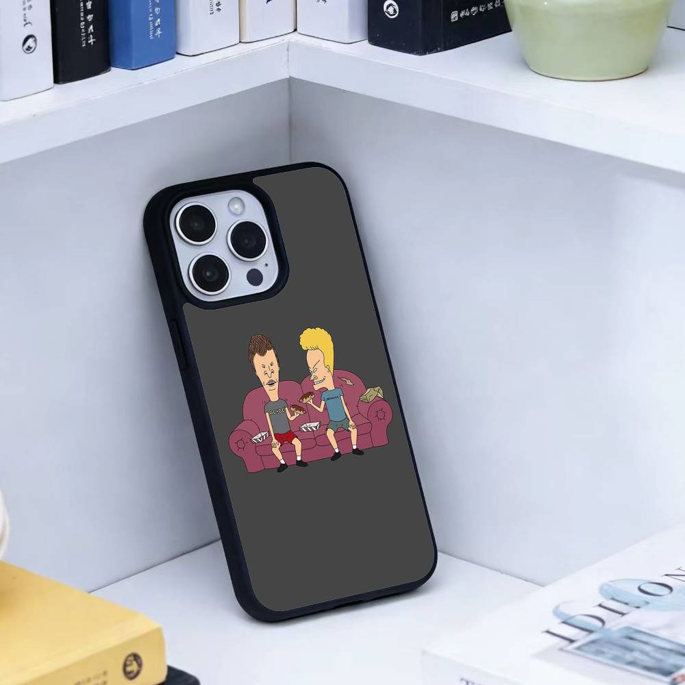 Cartoon B-Beavis And Butt-Head Phone Case For iPhone 17,16,15,14,13,Pro,Max,Plus,Magnetic For Magsafe Wireless Charging