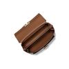 Michael Kors Lita Commuter Chain Flap Gold Buckle Leather Handbag Crossbody Medium Women handbags Brown 35T0GXPL2O-230
