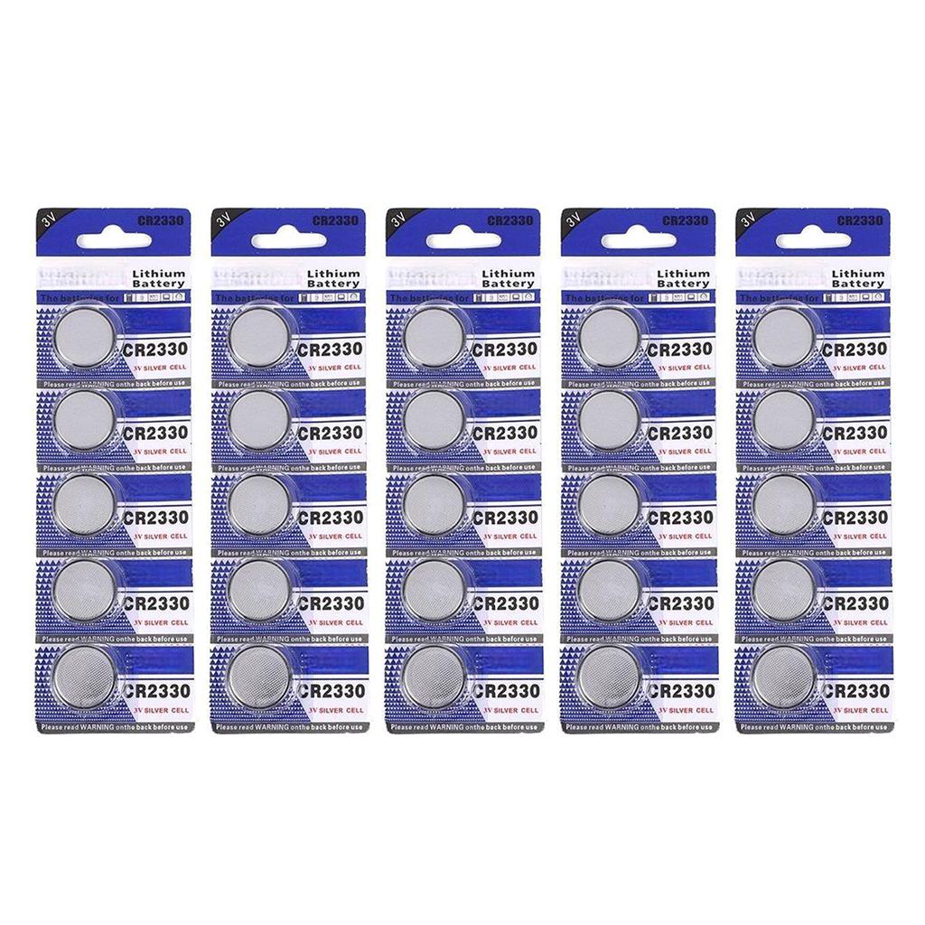 5/10/15/20/25/30Pcs CR2330 Button Cell Battery 3V for Car Remote Control Power Supply Solution(5pcs/card)