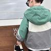 Autumn 2025 Boys' Hooded Windbreaker Jacket - Stylish and Handsome